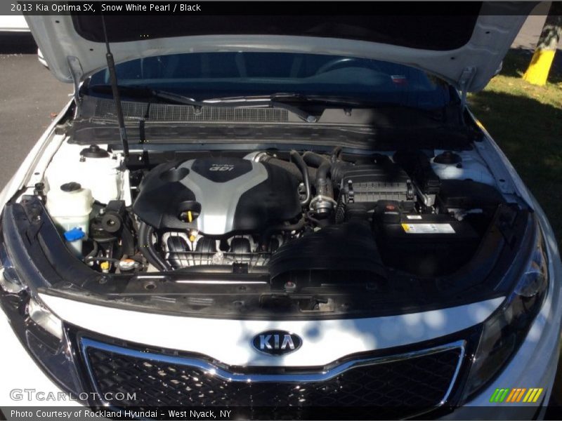 Snow White Pearl / Black 2013 Kia Optima SX