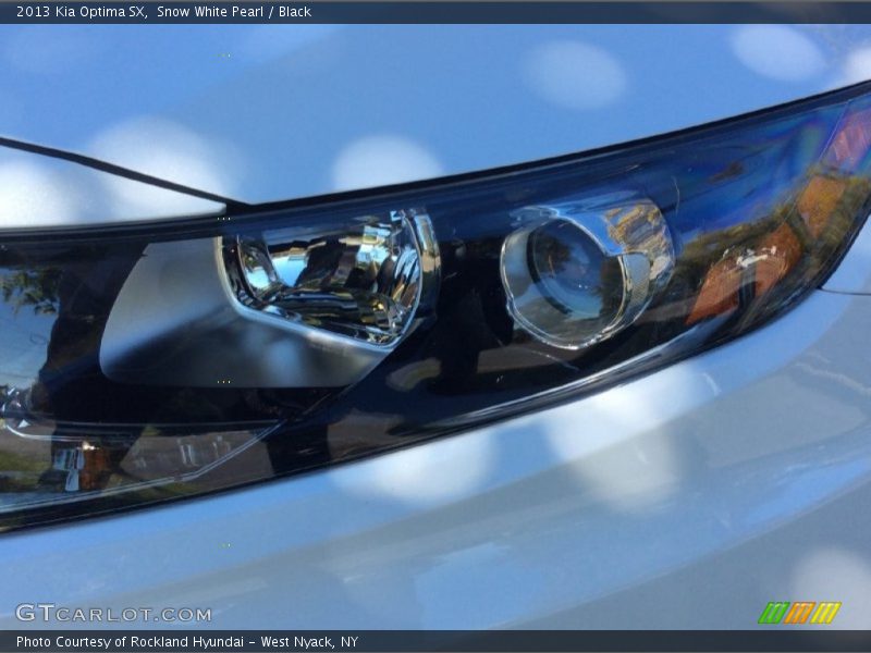 Snow White Pearl / Black 2013 Kia Optima SX