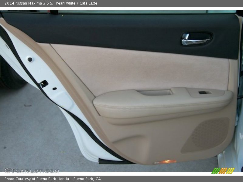 Pearl White / Cafe Latte 2014 Nissan Maxima 3.5 S