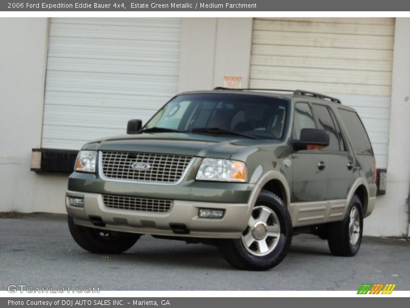 Estate Green Metallic / Medium Parchment 2006 Ford Expedition Eddie Bauer 4x4