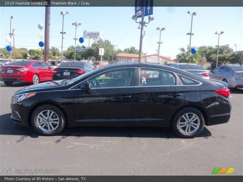 Phantom Black / Gray 2016 Hyundai Sonata SE