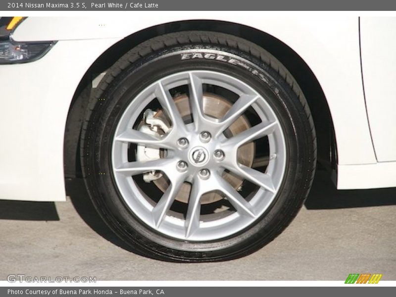 Pearl White / Cafe Latte 2014 Nissan Maxima 3.5 S