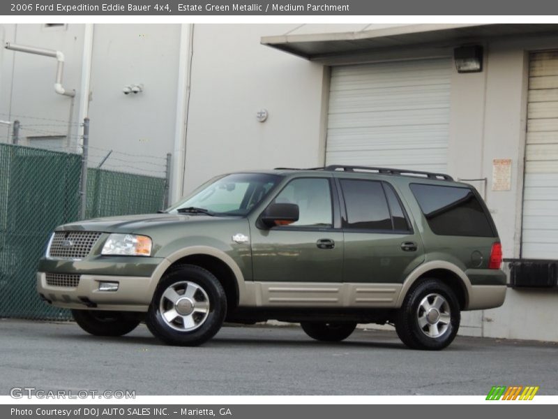 Estate Green Metallic / Medium Parchment 2006 Ford Expedition Eddie Bauer 4x4