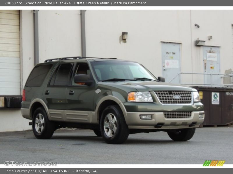 Estate Green Metallic / Medium Parchment 2006 Ford Expedition Eddie Bauer 4x4