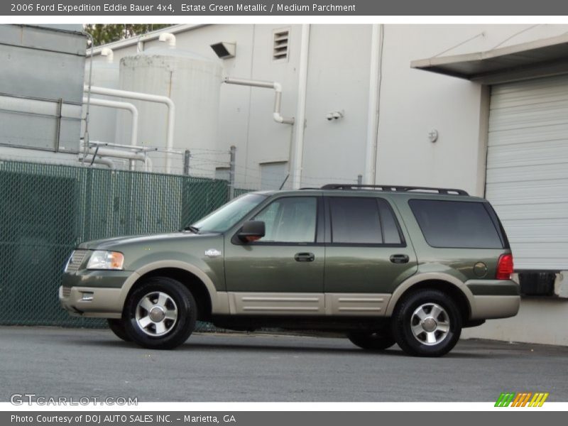Estate Green Metallic / Medium Parchment 2006 Ford Expedition Eddie Bauer 4x4