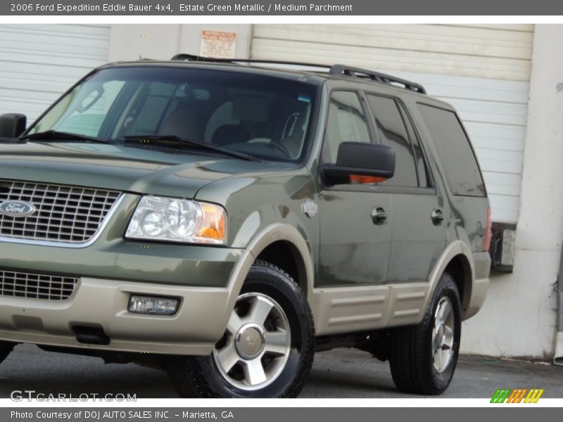 Estate Green Metallic / Medium Parchment 2006 Ford Expedition Eddie Bauer 4x4