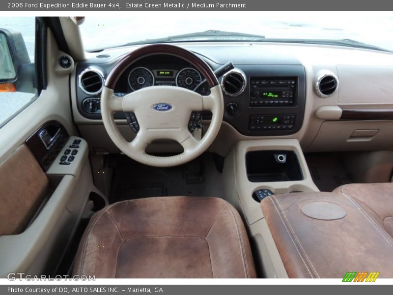 Estate Green Metallic / Medium Parchment 2006 Ford Expedition Eddie Bauer 4x4