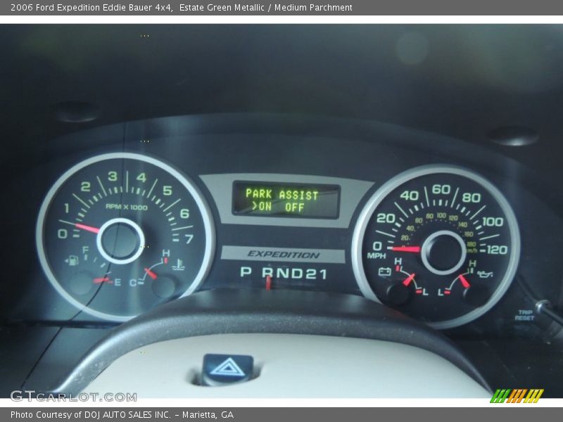 Estate Green Metallic / Medium Parchment 2006 Ford Expedition Eddie Bauer 4x4