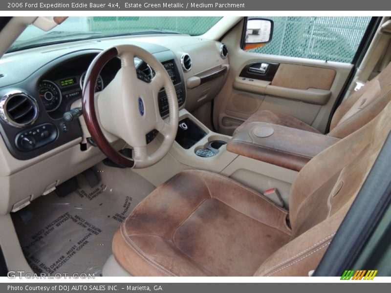 Estate Green Metallic / Medium Parchment 2006 Ford Expedition Eddie Bauer 4x4
