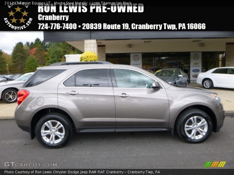 Mocha Steel Metallic / Light Titanium/Jet Black 2011 Chevrolet Equinox LT