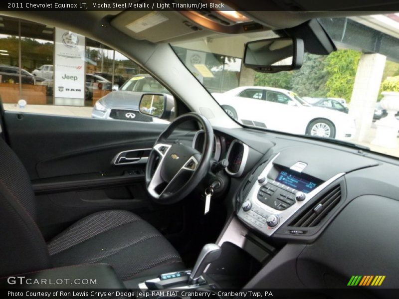 Mocha Steel Metallic / Light Titanium/Jet Black 2011 Chevrolet Equinox LT