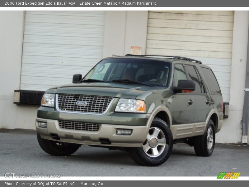 Estate Green Metallic / Medium Parchment 2006 Ford Expedition Eddie Bauer 4x4
