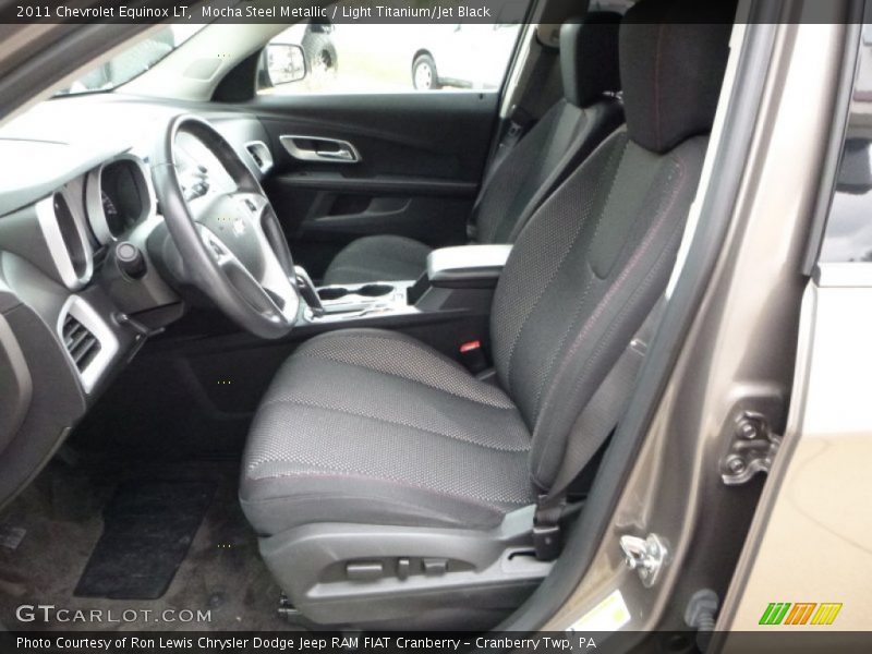 Mocha Steel Metallic / Light Titanium/Jet Black 2011 Chevrolet Equinox LT