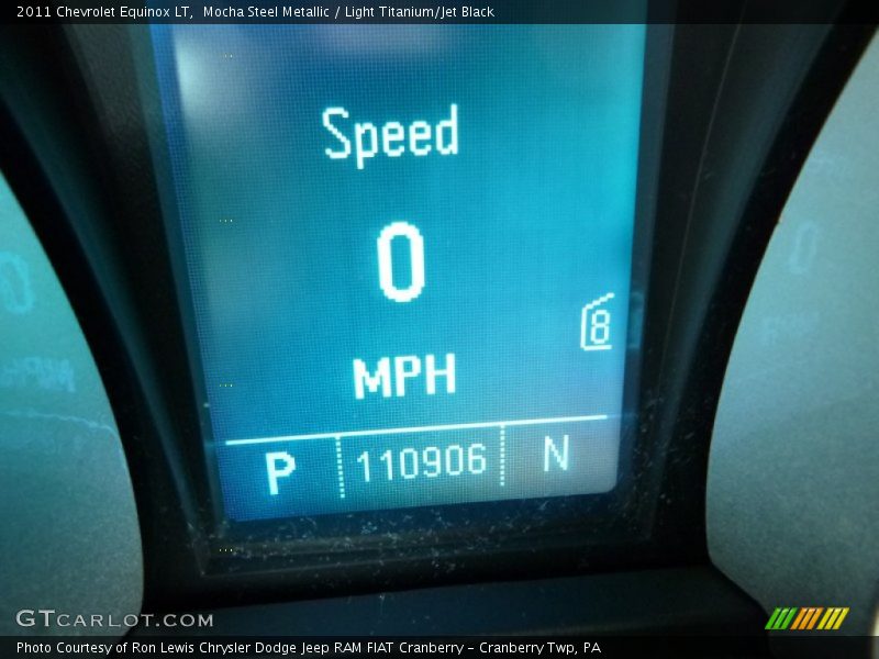 Mocha Steel Metallic / Light Titanium/Jet Black 2011 Chevrolet Equinox LT
