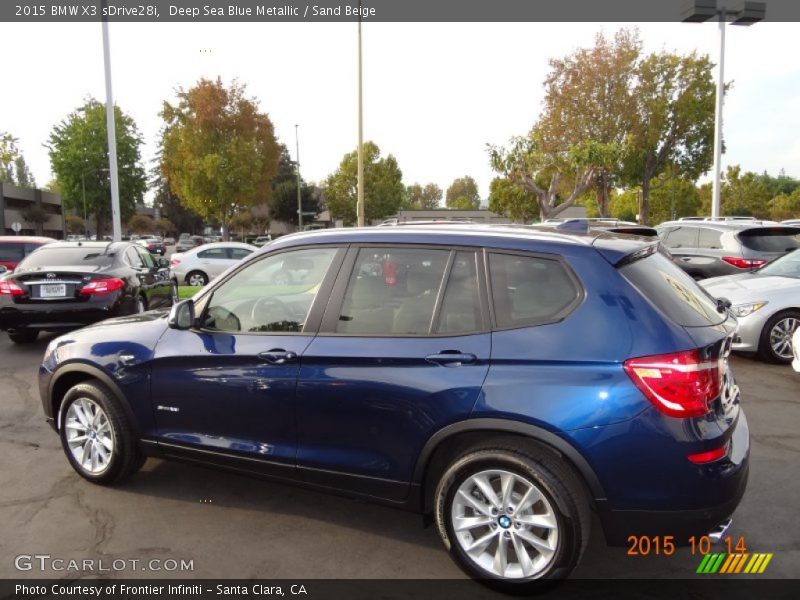 2015 X3 sDrive28i Deep Sea Blue Metallic