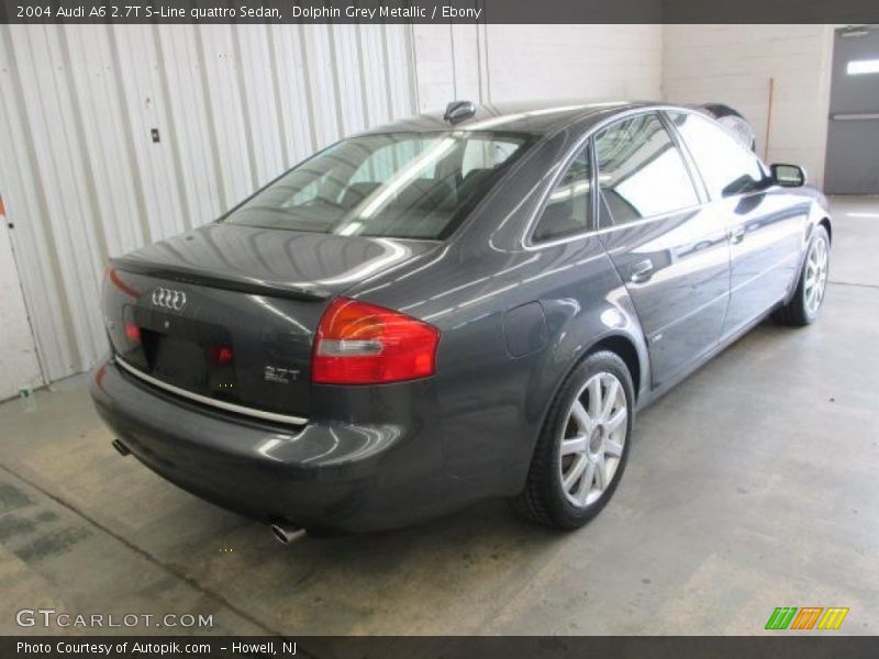 Dolphin Grey Metallic / Ebony 2004 Audi A6 2.7T S-Line quattro Sedan