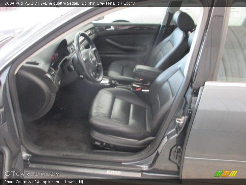 Dolphin Grey Metallic / Ebony 2004 Audi A6 2.7T S-Line quattro Sedan