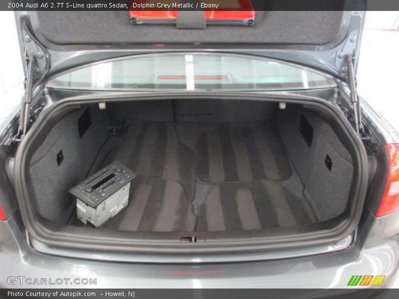 Dolphin Grey Metallic / Ebony 2004 Audi A6 2.7T S-Line quattro Sedan