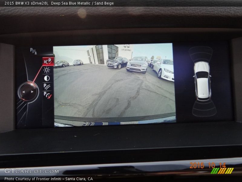 Deep Sea Blue Metallic / Sand Beige 2015 BMW X3 sDrive28i
