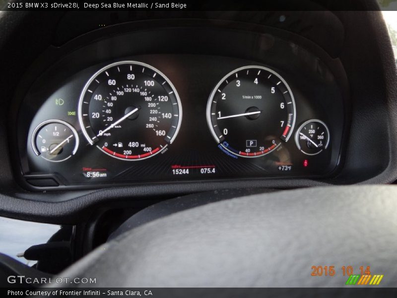  2015 X3 sDrive28i sDrive28i Gauges