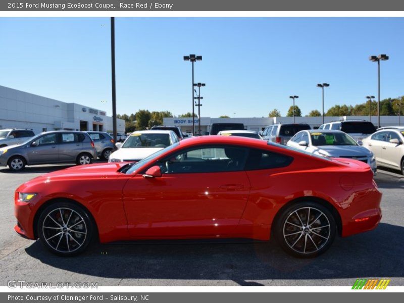 Race Red / Ebony 2015 Ford Mustang EcoBoost Coupe