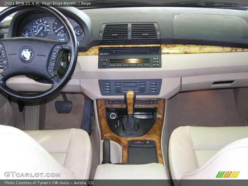 Pearl Beige Metallic / Beige 2001 BMW X5 4.4i