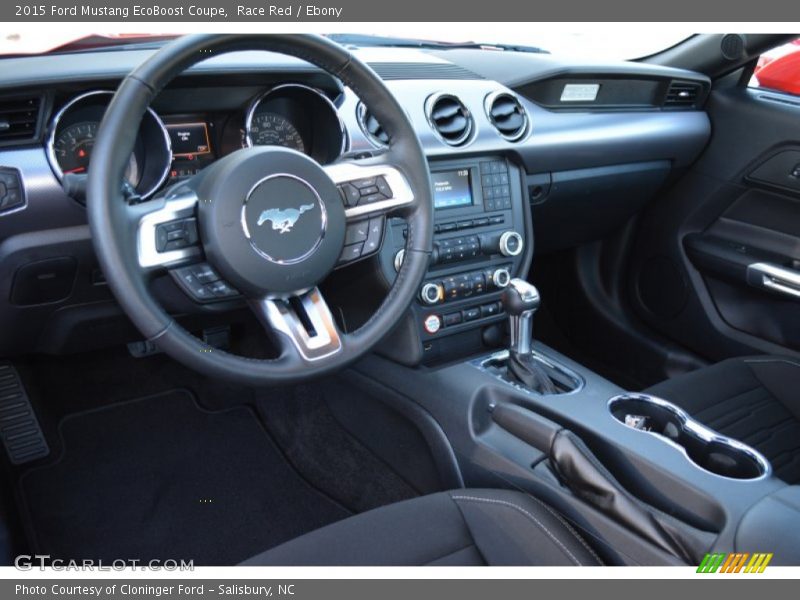 Race Red / Ebony 2015 Ford Mustang EcoBoost Coupe