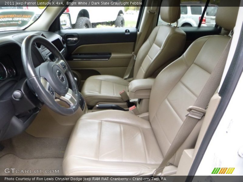 Bright White / Dark Slate Gray/Light Pebble 2011 Jeep Patriot Latitude X 4x4