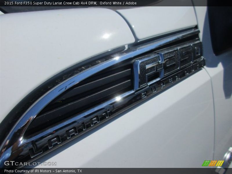 Oxford White / Adobe 2015 Ford F350 Super Duty Lariat Crew Cab 4x4 DRW