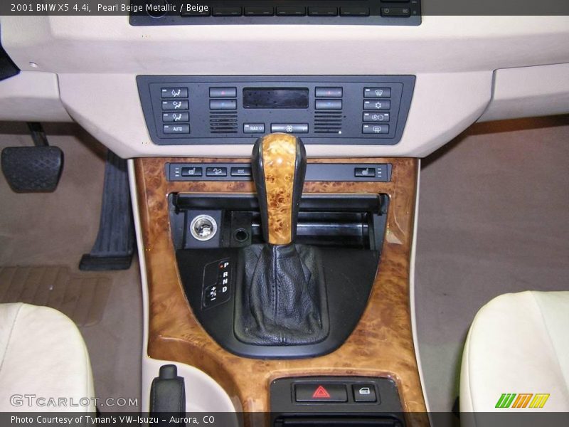 Pearl Beige Metallic / Beige 2001 BMW X5 4.4i