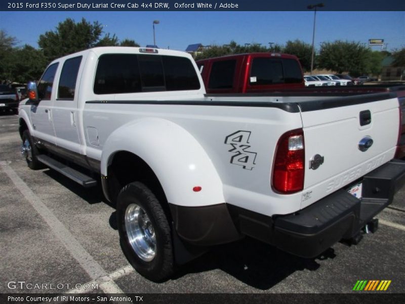 Oxford White / Adobe 2015 Ford F350 Super Duty Lariat Crew Cab 4x4 DRW