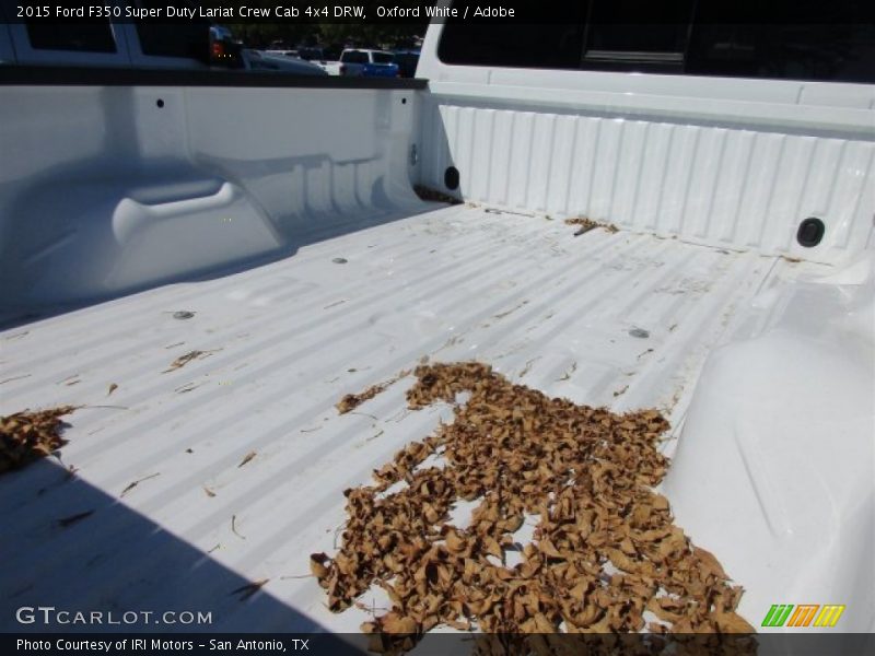 Oxford White / Adobe 2015 Ford F350 Super Duty Lariat Crew Cab 4x4 DRW