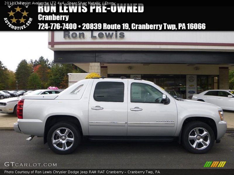 Sheer Silver Metallic / Ebony 2011 Chevrolet Avalanche LTZ 4x4