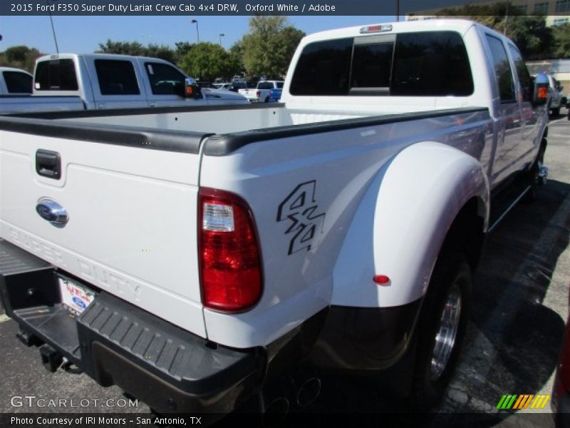 Oxford White / Adobe 2015 Ford F350 Super Duty Lariat Crew Cab 4x4 DRW