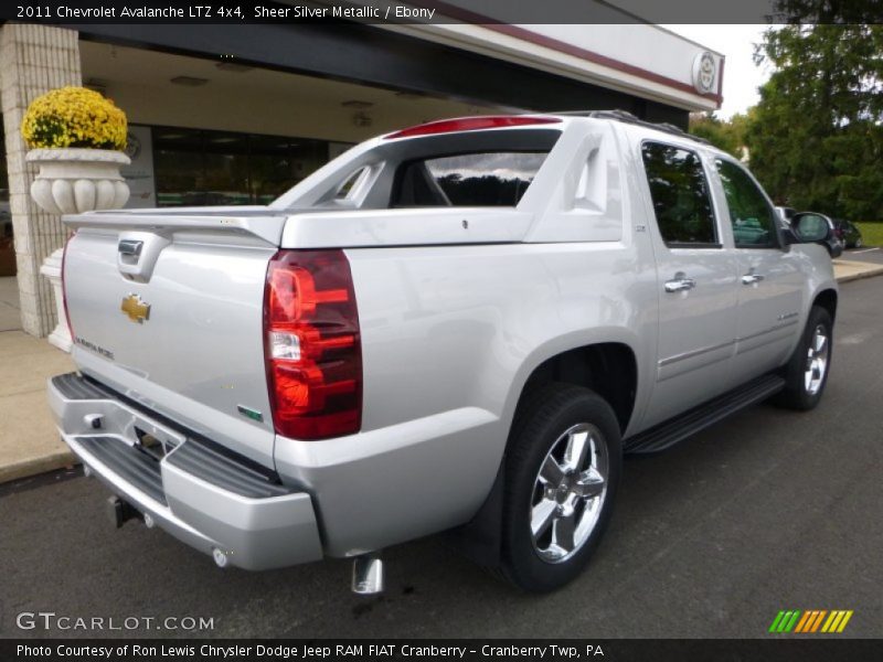 Sheer Silver Metallic / Ebony 2011 Chevrolet Avalanche LTZ 4x4