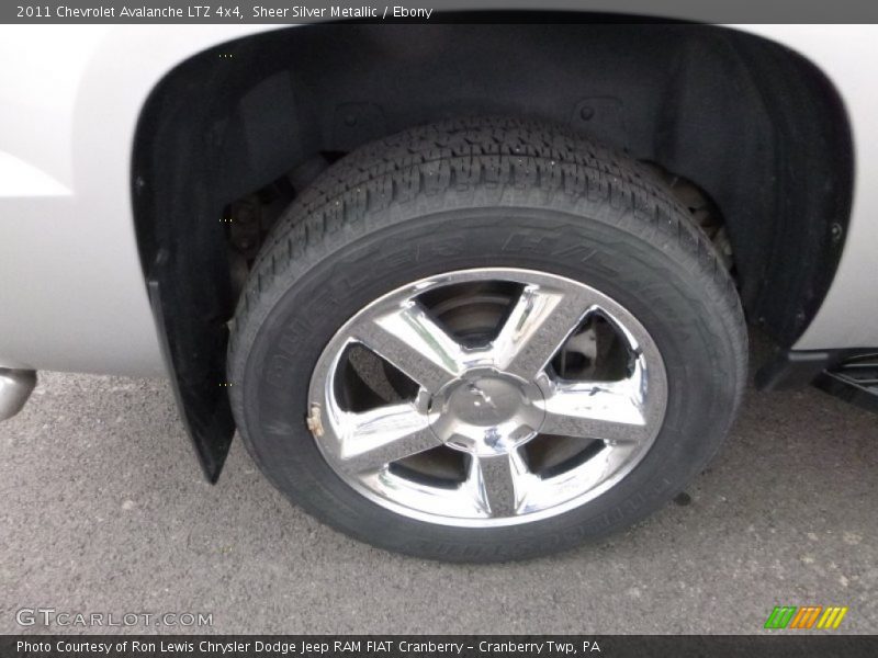 Sheer Silver Metallic / Ebony 2011 Chevrolet Avalanche LTZ 4x4