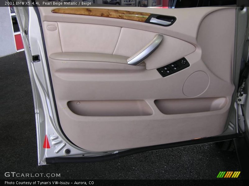 Pearl Beige Metallic / Beige 2001 BMW X5 4.4i