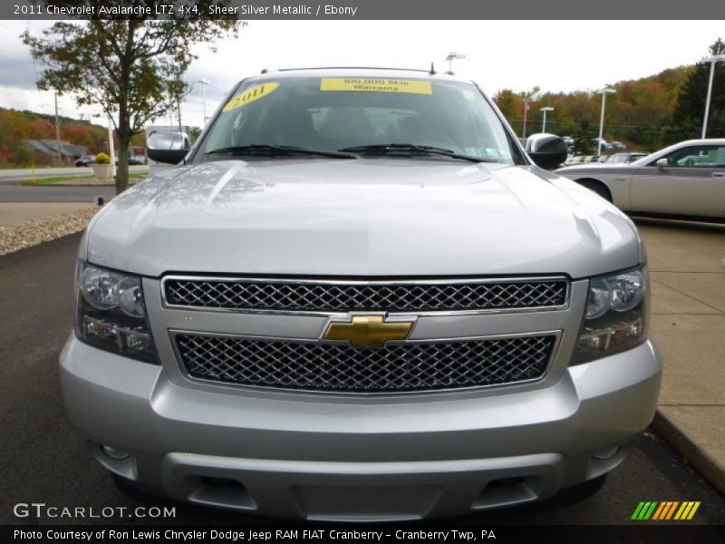 Sheer Silver Metallic / Ebony 2011 Chevrolet Avalanche LTZ 4x4