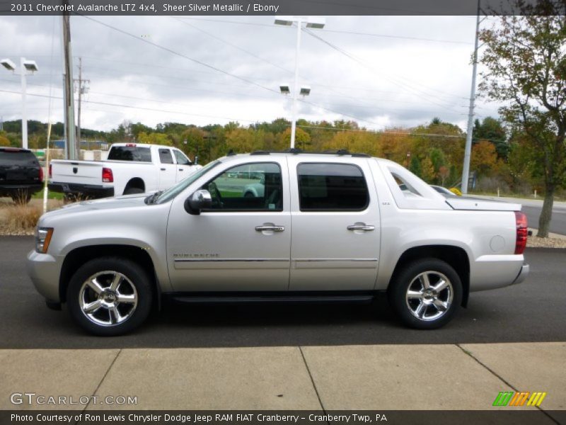 Sheer Silver Metallic / Ebony 2011 Chevrolet Avalanche LTZ 4x4