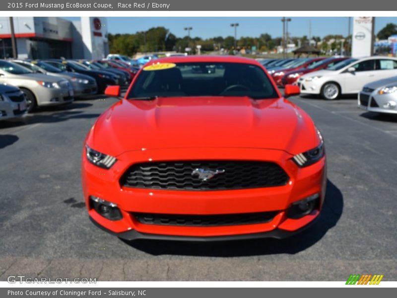 Race Red / Ebony 2015 Ford Mustang EcoBoost Coupe