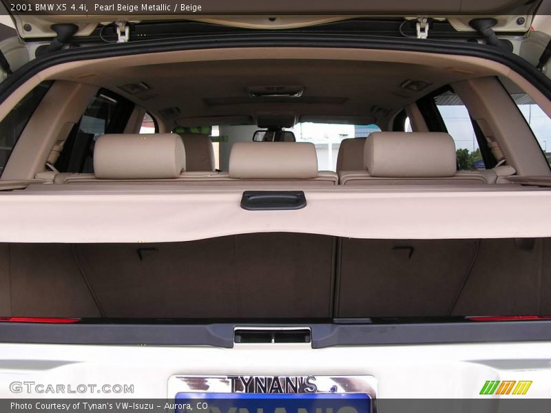 Pearl Beige Metallic / Beige 2001 BMW X5 4.4i