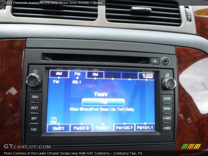 Sheer Silver Metallic / Ebony 2011 Chevrolet Avalanche LTZ 4x4