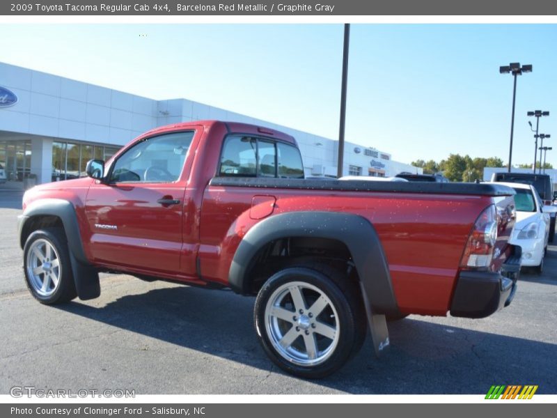 Barcelona Red Metallic / Graphite Gray 2009 Toyota Tacoma Regular Cab 4x4