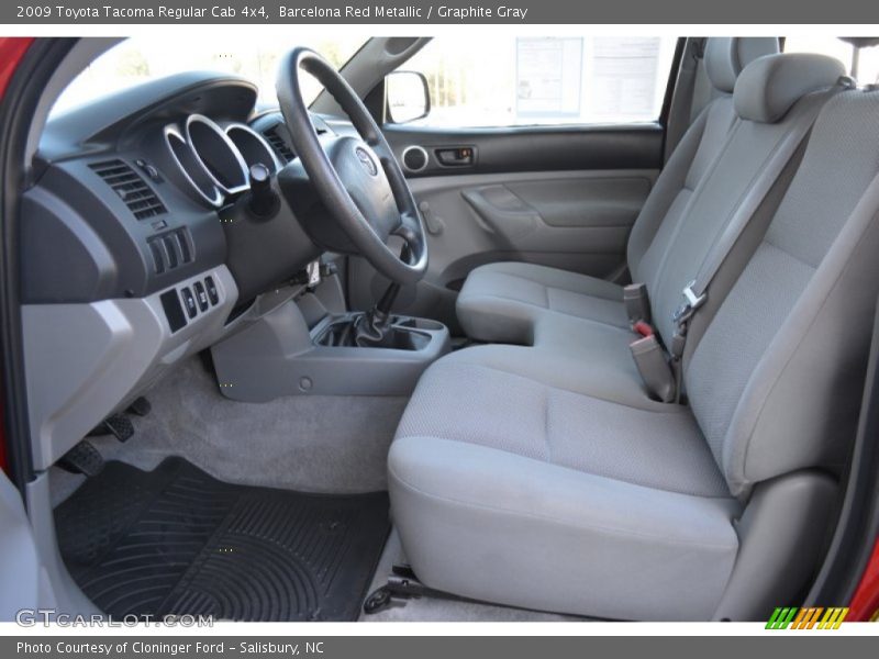 Barcelona Red Metallic / Graphite Gray 2009 Toyota Tacoma Regular Cab 4x4