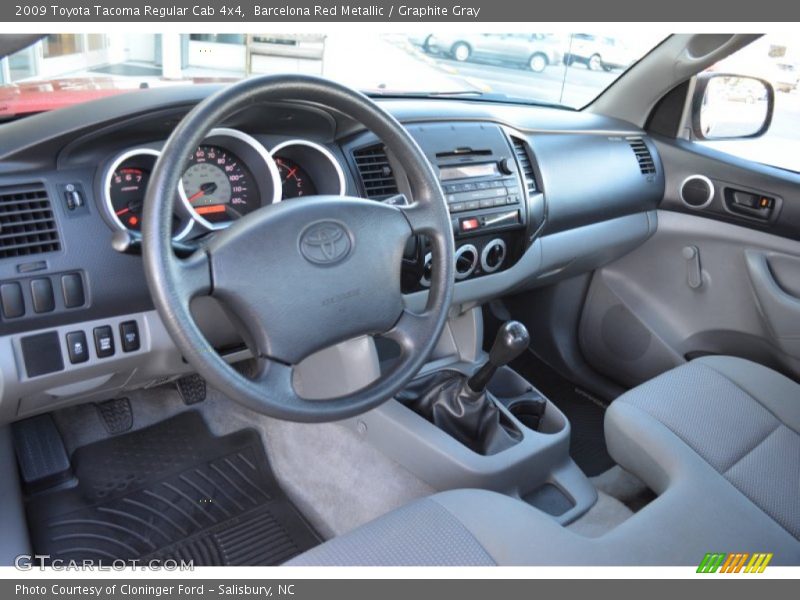 Barcelona Red Metallic / Graphite Gray 2009 Toyota Tacoma Regular Cab 4x4