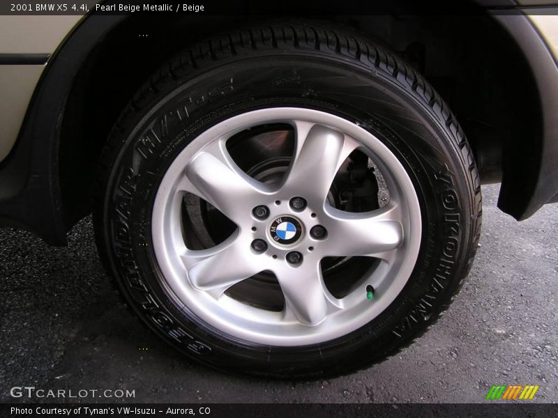 Pearl Beige Metallic / Beige 2001 BMW X5 4.4i