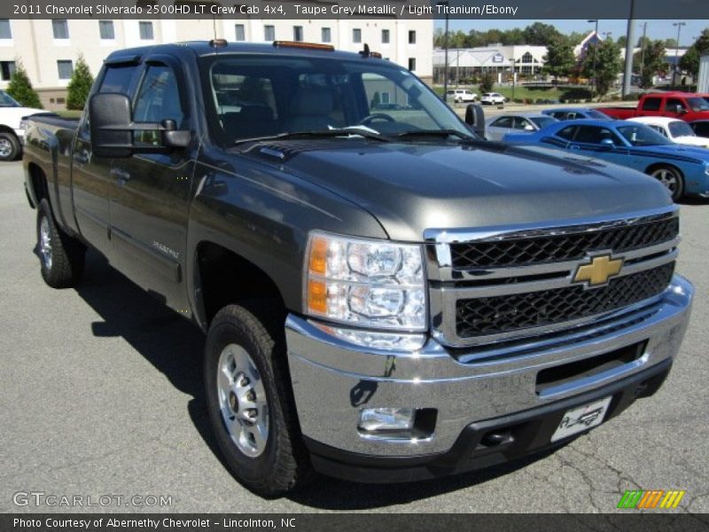 Taupe Grey Metallic / Light Titanium/Ebony 2011 Chevrolet Silverado 2500HD LT Crew Cab 4x4
