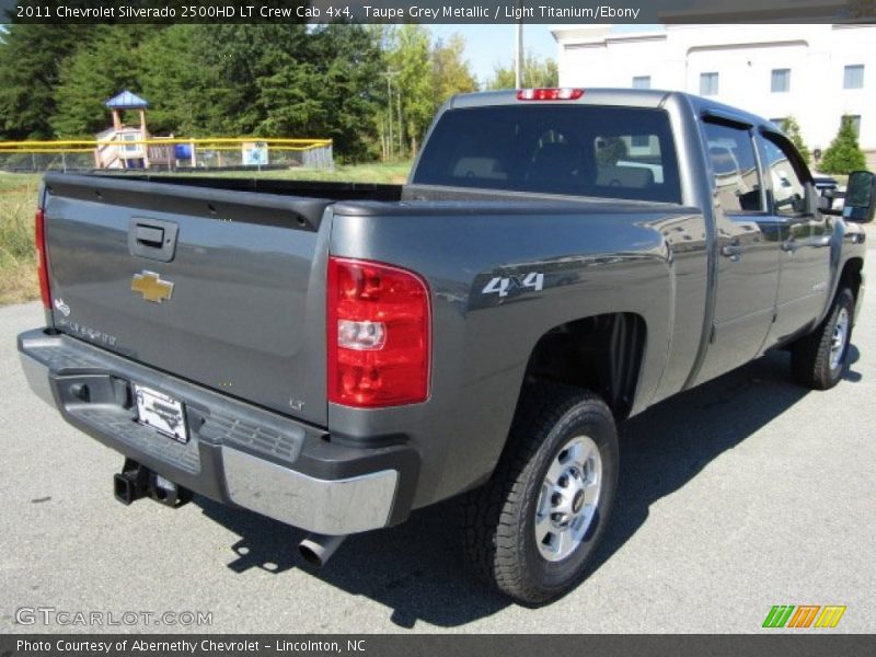 Taupe Grey Metallic / Light Titanium/Ebony 2011 Chevrolet Silverado 2500HD LT Crew Cab 4x4