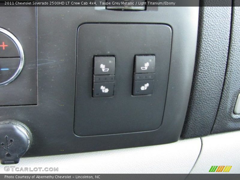 Taupe Grey Metallic / Light Titanium/Ebony 2011 Chevrolet Silverado 2500HD LT Crew Cab 4x4