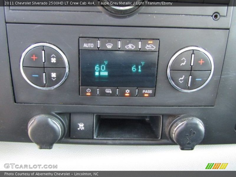 Taupe Grey Metallic / Light Titanium/Ebony 2011 Chevrolet Silverado 2500HD LT Crew Cab 4x4